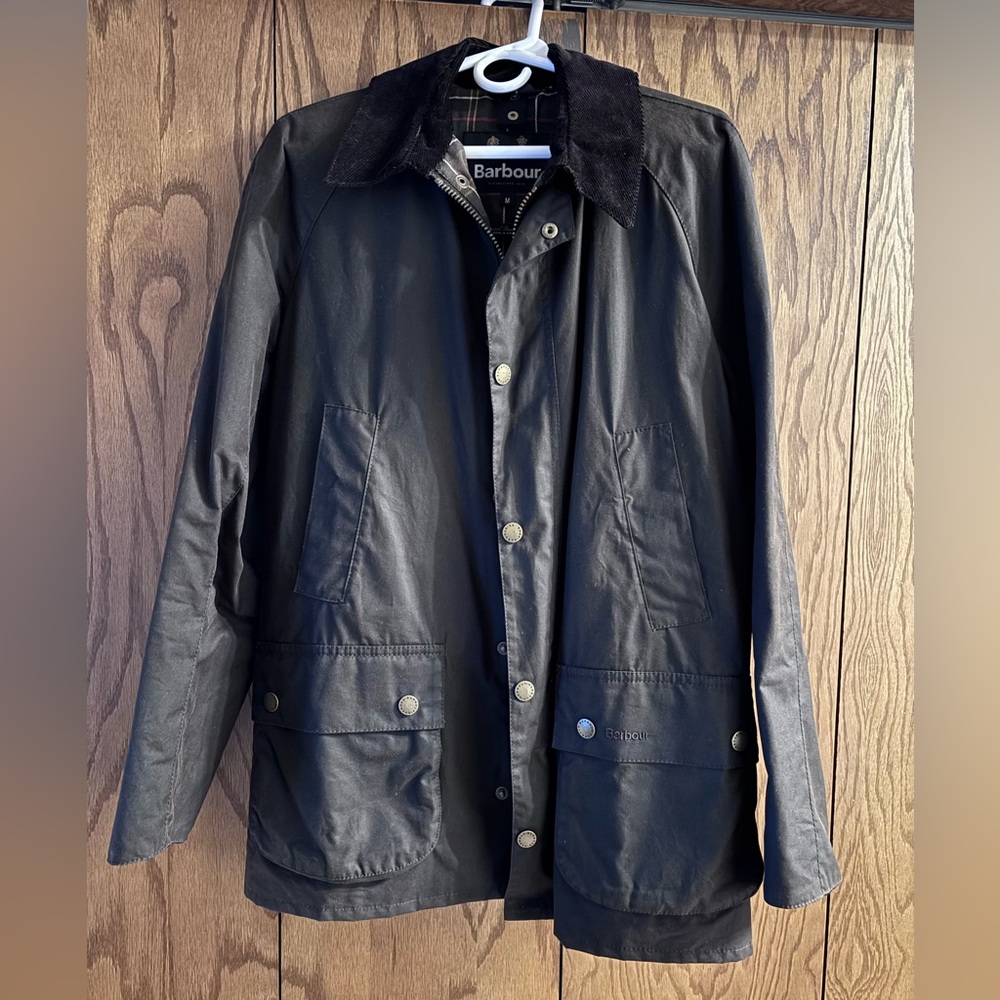 Barbour Men's Dark Military Field Coat